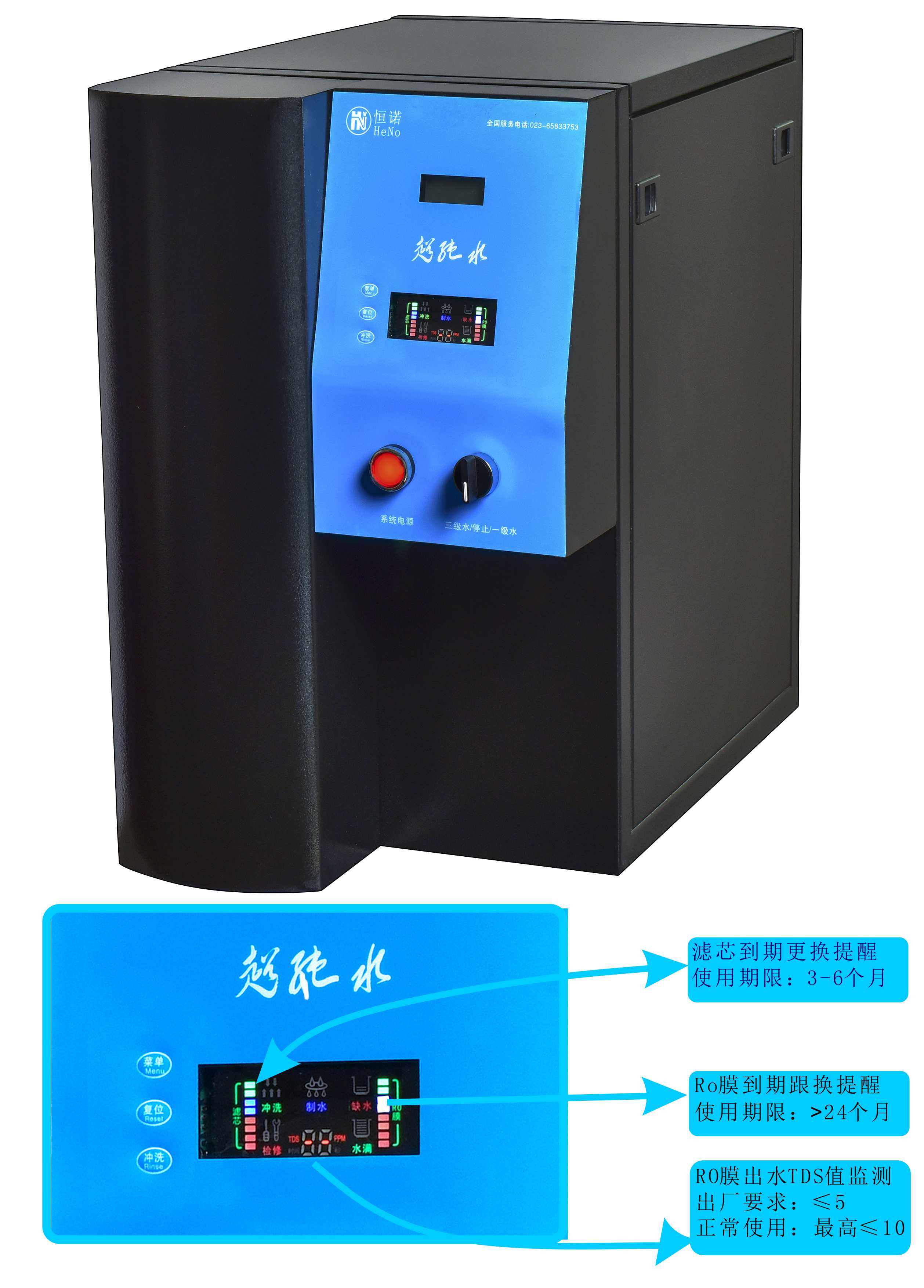 水質分析用超純水機